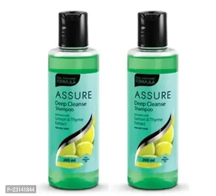 Vestige Assure Deep Cleanse shampoo Lemon  Thyme Extract 200ml Pack of 2-thumb0