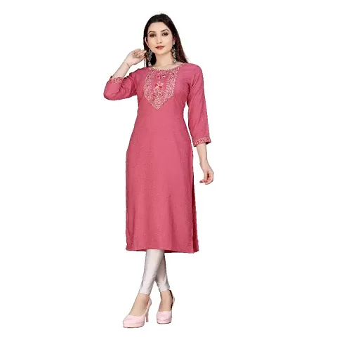 A-Line Embroidered Kurta