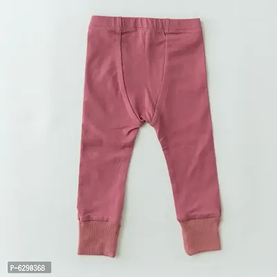 Unisex Elegant 100 % Pure Cotton Jersey Jogger for Adorable Kiddos | Pink Solid Pattern | Mummas Preferred Choice-thumb3