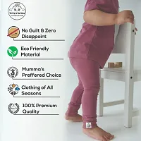 Unisex Elegant 100 % Pure Cotton Jersey Jogger for Adorable Kiddos | Pink Solid Pattern | Mummas Preferred Choice-thumb4