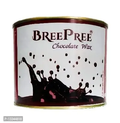 BREEPREE Chocolate Hot Wax-600 g with 30 Strips and Waxing Spatula-thumb2