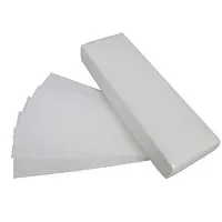 BREEPREE White Chocolate Wax (600gm) with 30 Waxing Strips + Spatula & Sponge-thumb2