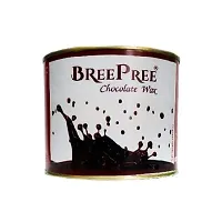 BREEPREE Full Body Hair Removal Waxing Kit Combo- Chocolate Wax (600 g) Tin Can + Non-Woven Brown Waxing Strips (30) + Wax Applicator Knife and 4 in 1 Foot File with Pedicure & Manicure Brush-thumb2