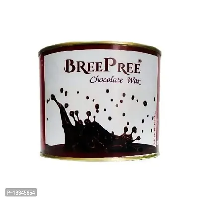 BREEPREE Full Body Hair Removal Waxing Kit Combo- Chocolate Wax (600 g) Tin Can + Non-Woven Brown Waxing Strips (30) + Wax Applicator Knife and 4 in 1 Foot File with Pedicure & Manicure Brush-thumb3