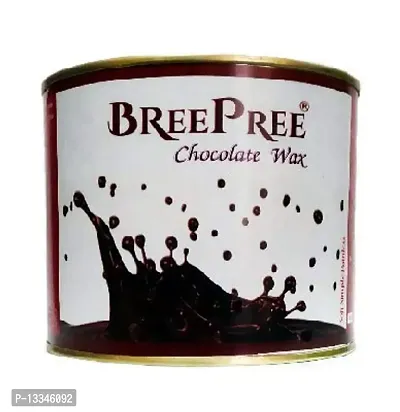 BREEPREE Chocolate Wax (600gm) with 30 Waxing Strips + Wax Spatula & Sponge-thumb2