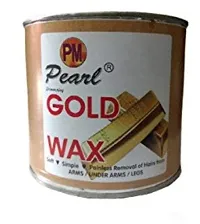 PMPEARL Wax Combo -White Chocolate Wax (600 gm) + Gold Wax (600 gm)-thumb2