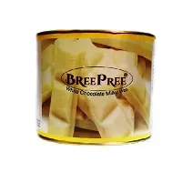 BREEPREE White Chocolate Wax (600gm) with 30 Waxing Strips + Spatula & Sponge-thumb1