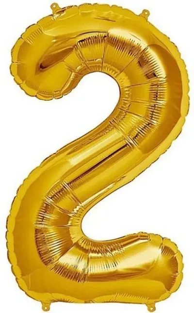 Birthday Party Number Foil Balloons