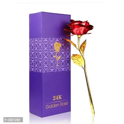 Valentine Day Gift For Girlfriend Beautiful Red Rose With Box and Carry Bag Gift For Rose Day Best Gift For Love Ones-thumb0