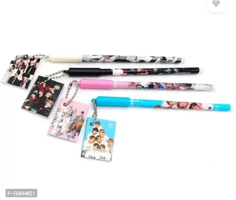 BREEPREE BTS BT21 Pen For School College Office Gifting Or Collectible (BTS Boys) -4 Pcs