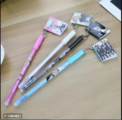 BREEPREE BTS BT21 Pen For School College Office Gifting Or Collectible (BTS Boys) -4 Pcs-thumb2