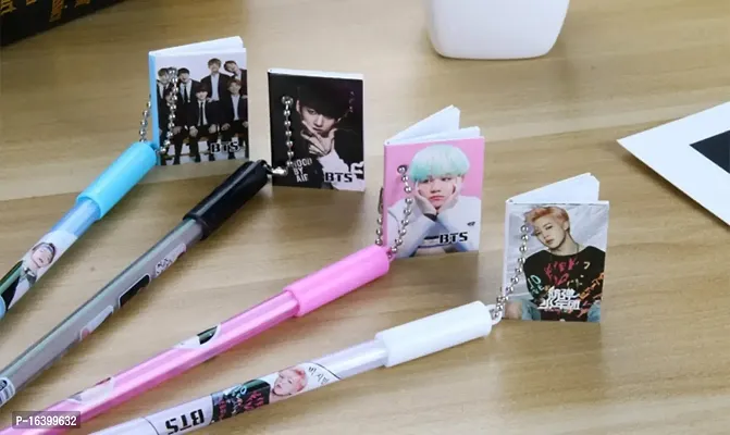 BTS Erasable diary pen for gift, best gift for BTS lover stationery gift(pack of 4)