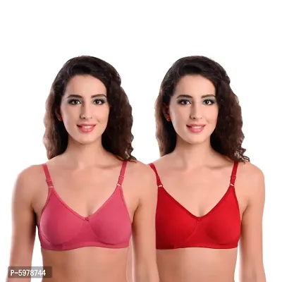 Buy Silver look comforts cotton bra pack of 2 Online In India At