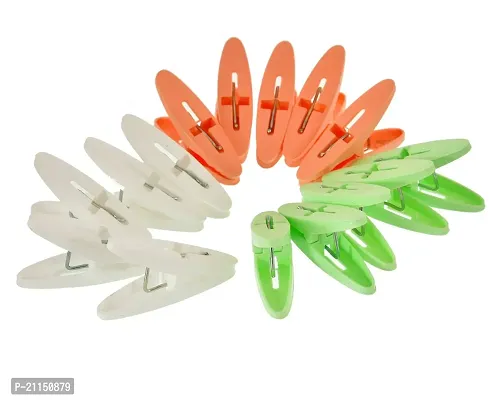 Stri Plastic Cloth Hanging Clips Set of 36 Pieces (3 Dozen) (36)-thumb2