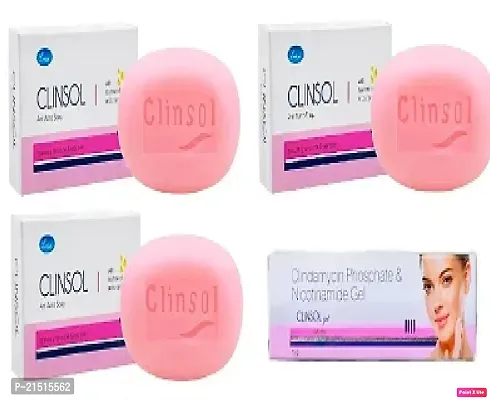 clinsol soap 3 pc and face gel 15g