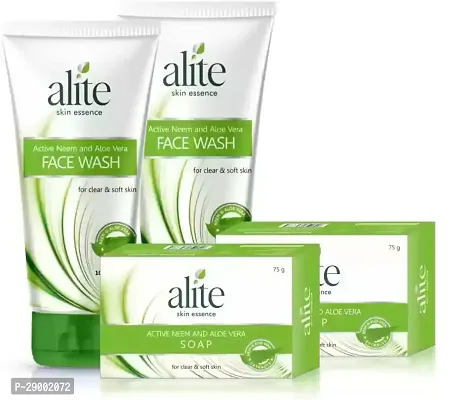 alite anti acne facewash and neem soap 2 pc-thumb0