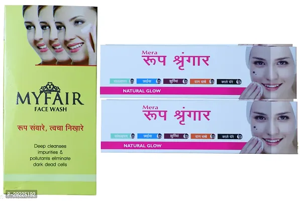 My fair facewash 60g and roop sringar face cream 20g