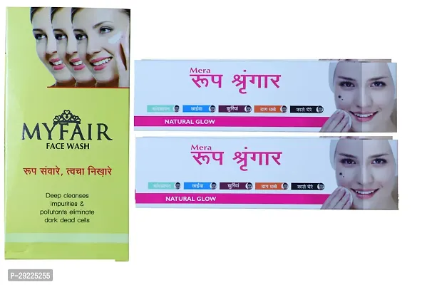 my fair facewash 60g and roop sringar face cream 2 pc