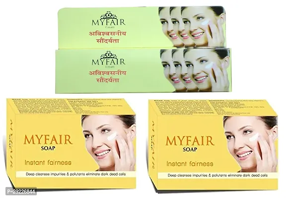 Natural Skin Care Face Cream with Soap, Combo