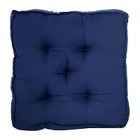 ANNORA INTERNATIONAL Microfiber Chair Pad Cushion for Car Pad, Office Chair|Indoor/Outdoor|Dining Living Room, Kitchen Seat Cushion Chair Pad, Chair Cushion for Sitting (Pack of 1) (Blue)-thumb2