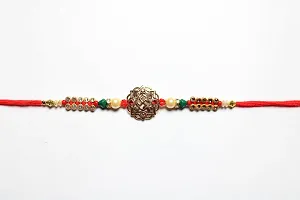 ANNORA INTERNATIONAL Bhai Baha Rakhi Designer Rakhi set//New Rakhi for Brothers (Pack of 8)-thumb2