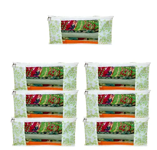 Stylish PU Printed Cloth Organizer - Pack of 7