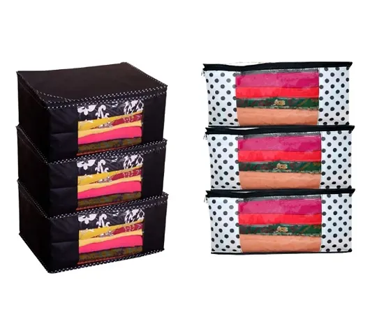 Set of 6 Piece- Non Woven Saree Covers