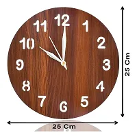Wooden Analog Wall Clock for Home Living Room Bed Room Office Kids Room Home Decor.-thumb3