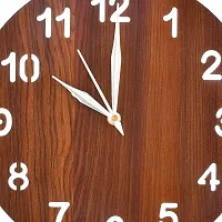 Wooden Analog Wall Clock for Home Living Room Bed Room Office Kids Room Home Decor.-thumb2