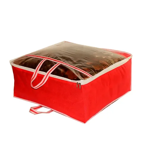 Blanket Cover Designer Front Transparent Storage Organizer Blanket Cover Bag Useful for Blanket/Cloths/Storage