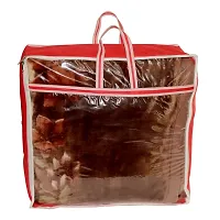 Blanket Cover Designer Front Transparent Storage Organizer Blanket Cover Bag Useful for Blanket/Cloths/Storage-thumb2