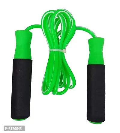 Octane Green adjustable Ball Bearing Skipping Rope (Green,Length: 275 cm)-thumb0