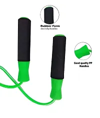 Octane Green adjustable Ball Bearing Skipping Rope (Green,Length: 275 cm)-thumb1