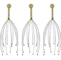 KHUSHI Scalp Massage Machine Head Massager Scalp Scratcher 12 Fingers Head Scratcher For Head Massage Body Relaxing Hair Massage (Pack of 4)-thumb1