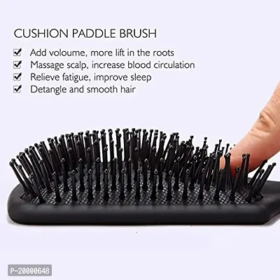 KHUSHI Large wide paddle brush with tail comb-thumb3