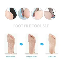 KHUSHI Pedicure Tools for Feet - 8 in 1 Pedicure Kit | Foot Scrubber for Dead Skin, Callus Remover, Foot Scraper, Foot File, Pitchfork, Filer for Nail Repair - 1 Set-thumb1