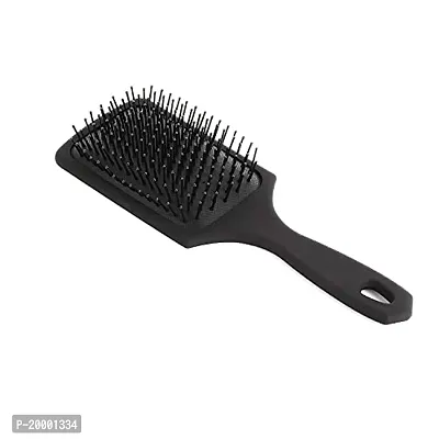 KHUSHI Cushion Paddle Hair Brush Large Square Air Cushion Paddle Brush with Ball Tip Bristles - Black Paddle Brush for Men and Women, Wet or Dry, Long, Thick, or Curly Hair-thumb3