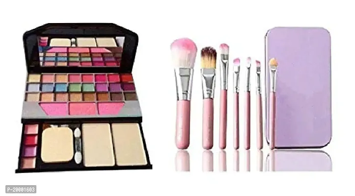 KHUSHI Makeup Kit 6155, 7 Makeup Brush Combo Set