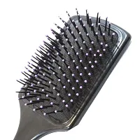 KHUSHI Professional mini hair paddle brush AND Professional Hair Combs Salon Comb Set 10 Piece (Black)-thumb1