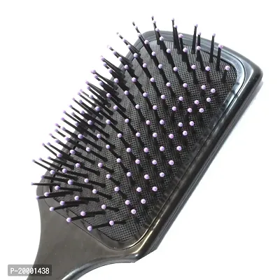 KHUSHI Professional mini hair paddle brush AND Professional Hair Combs Salon Comb Set 10 Piece (Black)-thumb2