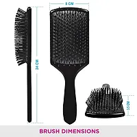 KHUSHI Cushion Paddle Hair Brush pack of 2-thumb2