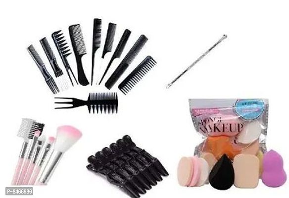 5 PCS BRUSH, 6 Pcs Makeup Sp