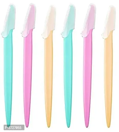 Face Razors For Women Face Razor, For Face  Eyebrow Reusable  Easy Facial Hair Removal At Home - Pack of 6 (Multicolor)