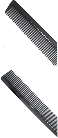 BERACAH Carbon Fiber Cutting Comb, Professional 8.3rdquo; Hair Dressing Comb, Anti Static Heat Resistant Comb For All Hair Types, Fine and Wide Teeth Hair Barber Comb (PACK OF 1)-thumb1