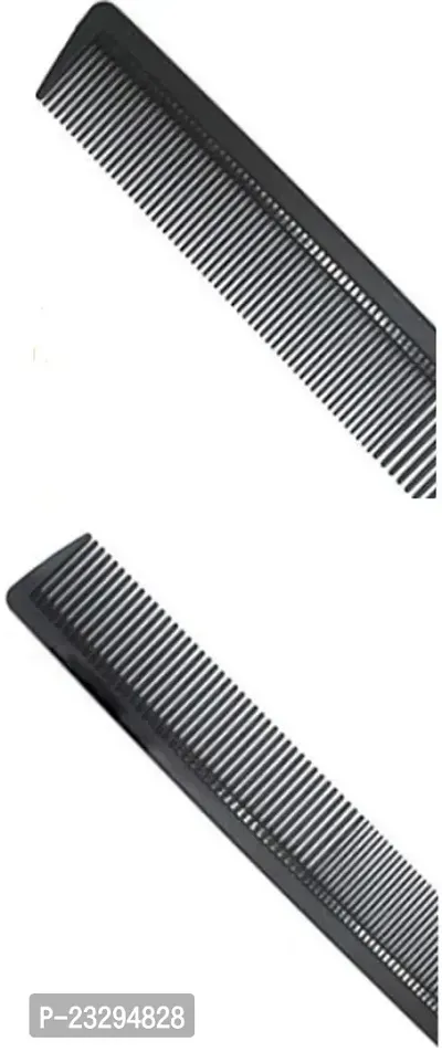 BERACAH Carbon Fiber Cutting Comb, Professional 8.3rdquo; Hair Dressing Comb, Anti Static Heat Resistant Comb For All Hair Types, Fine and Wide Teeth Hair Barber Comb (PACK OF 1)-thumb2