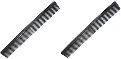 BERACAH Carbon Fiber Cutting Comb, Professional 8.3rdquo; Hair Dressing Comb, Anti Static Heat Resistant Comb For All Hair Types, Fine and Wide Teeth Hair Barber Comb (PACK OF 1)-thumb3