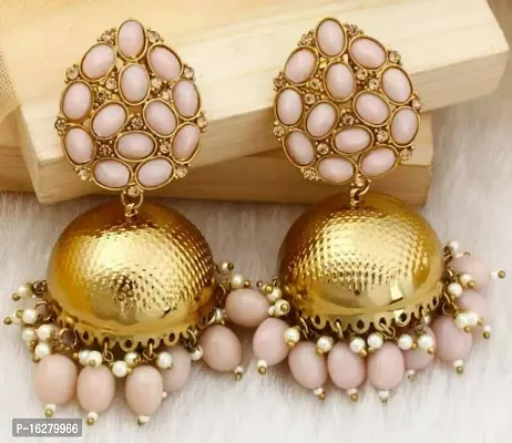Trendy Fashionable Metal Jhumka Earrings For Women