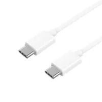 DigiLuq Type C to C Cable - Fast Charging Cable, Supports PD  QC 3.0 Charging, 5 GBPS Data Transmission3.28 Feet (1 Meter) Compatible with Smartphone,White-thumb3