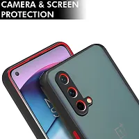 DigiLuq OnePlus Nord CE 5G Back Cover Translucent Hybrid Smoked Matte Back 360 Degree Protection Protective Hard Back Cover (Black/Blue)-thumb1