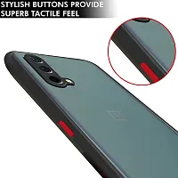 DigiLuq OnePlus Nord CE 5G Back Cover Translucent Hybrid Smoked Matte Back 360 Degree Protection Protective Hard Back Cover (Black/Blue)-thumb3